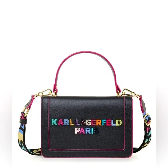 KARL LAGERFELD SIMONE FLAP CROSSBODY