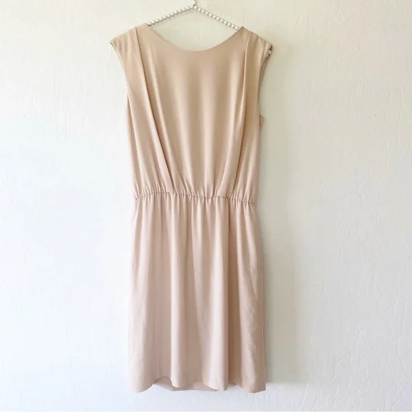 Hanae Mori Alma en Rose Ruched Dress
