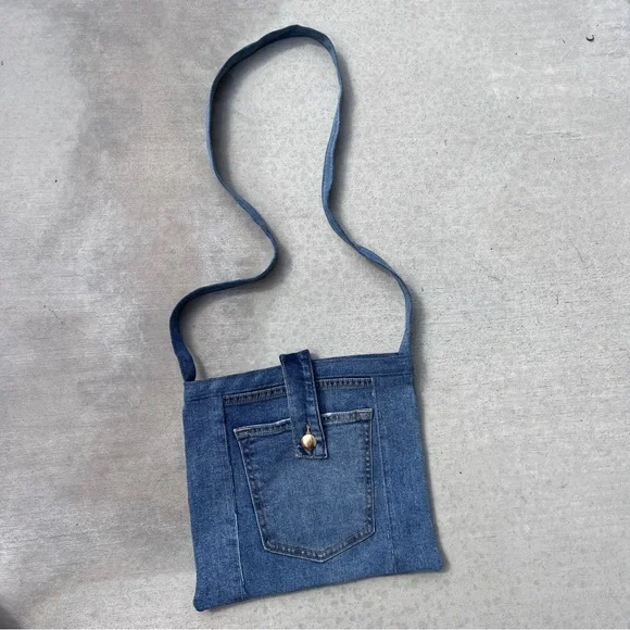 UPCYCLED DENIM BAGS / The Miranda Crossbody