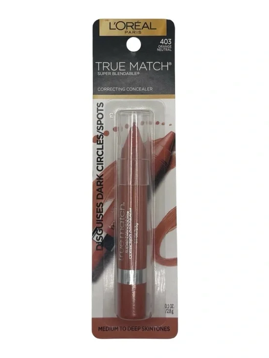 Loreal True Match Blendable Correcting Concealer 403 Orange Neutral Dark Circles