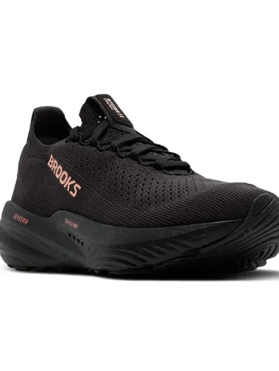 Brooks $165 Glycerin StealthFit 22 Women's Black/Grey/Rose Gold Sz 9.5 NIB!