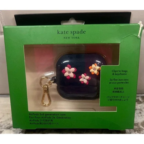 Kate Spade New York Flower Novelty‎ Airpods 3rd Generation Case Blue
