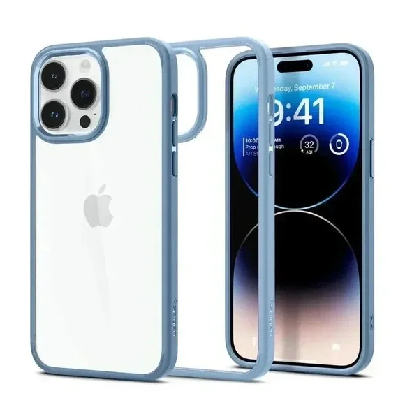 Spigen Ultra Hybrid Case for iPhone 14 Pro Case Anti-Yellowing‎ Military Grade