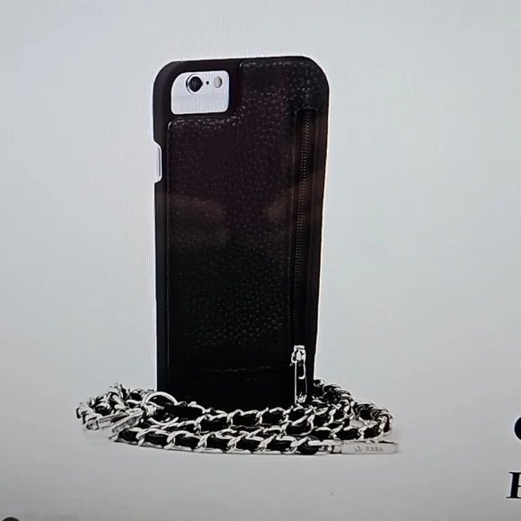 VICTORIA 3 PIECE- CROSSBODY CELL-PHONE CASE & STRAPS IN BLACK