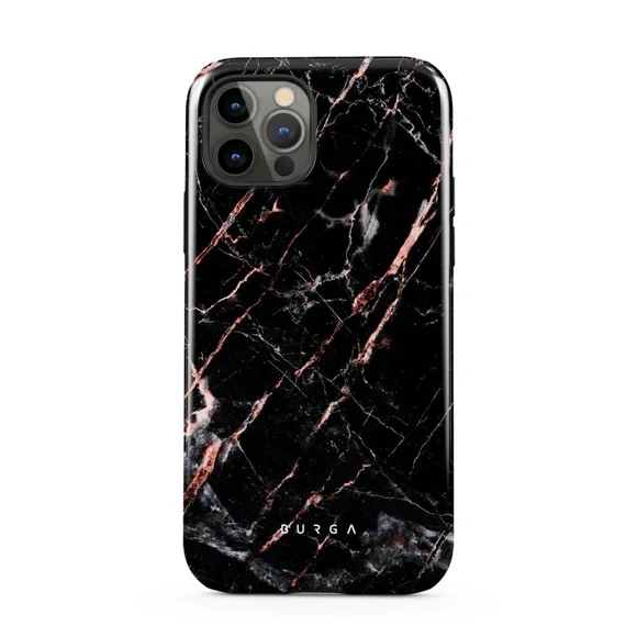 Burga Rose Gold Marble iPhone 12 and 12 pro Phone Case