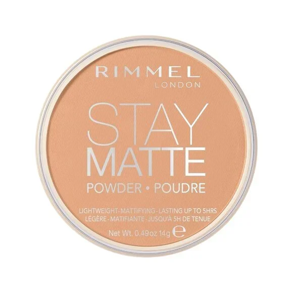 Rimmel London 016 Deep Beige Stay Matte Lightweight Mattifying Powder 0.49 Oz