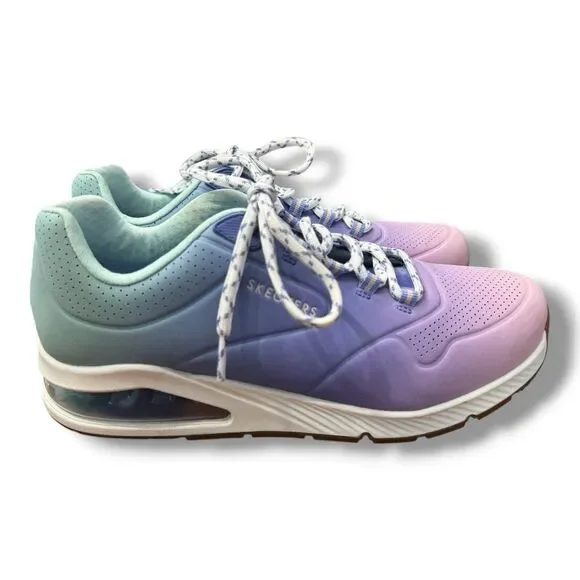 Skechers Uno 2 Ombre Away Blue Multi Activewear Athleisure Women’s Size 10