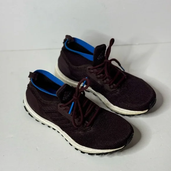 Adidas UltraBoost All Terrain AT Running Shoes Maroon Red Youth Size 6