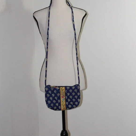 Vera Bradley, Vintage Retired Maison Blue floral crossbody bag