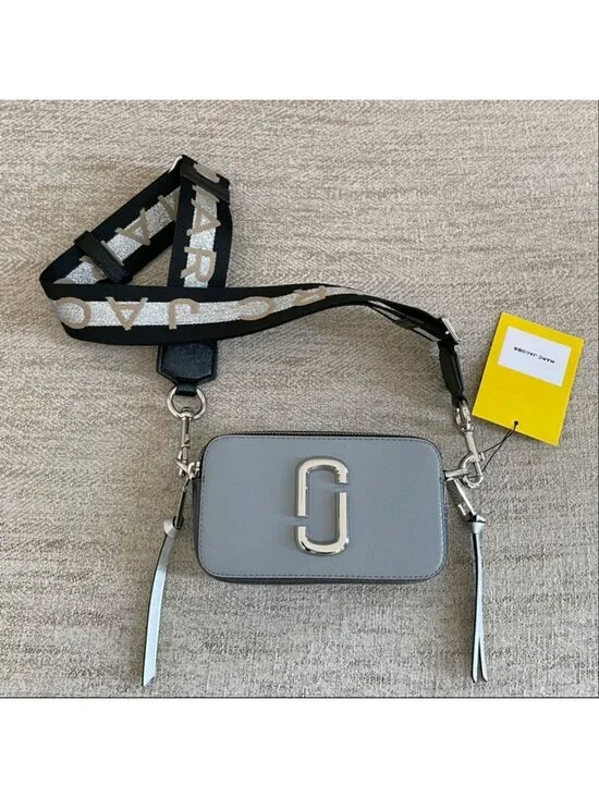 Marc Jacobs Snapshot Camera Bag Wolf Grey Multi