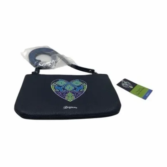NWT Brighton Summer Heart Mini Crossbody – Navy Sophia Collection