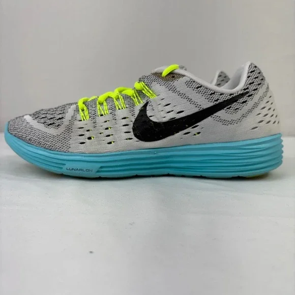 Nike Lunartempo Womens Running Shoes White Volt Aqua Size 9‎ 705462 100