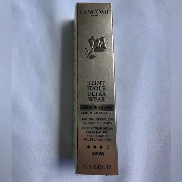 400W Lancôme Teint Idole Ultra Wear Care & Glow Serum Concealer 0.43 oz New Box