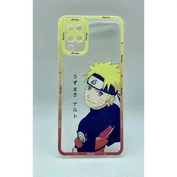 Anime Naruto Sasuke Japanese Manga Design TPU Clear Case for Samsung‎ Galaxy A12