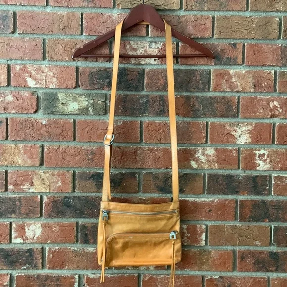 Hobo Vintage The Original Tan Leather Crossbody Bag