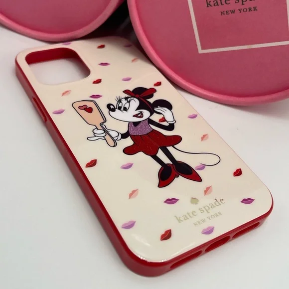 KS New York x Disney Minnie Mouse IPhone 12/2 Pro Mini Flexible Phone Case NWT