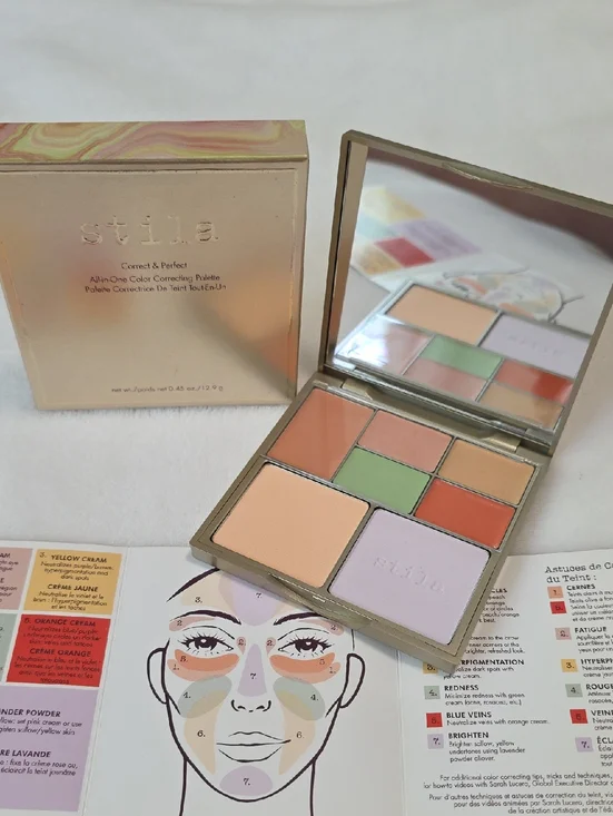 NIB Stila Correct & Perfect All In One Color Correcting Palette