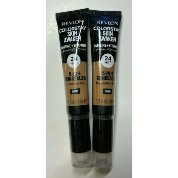 Revlon Colorstay Skin Awaken 5 in 1 Concealer 060 Deep Lot of 2