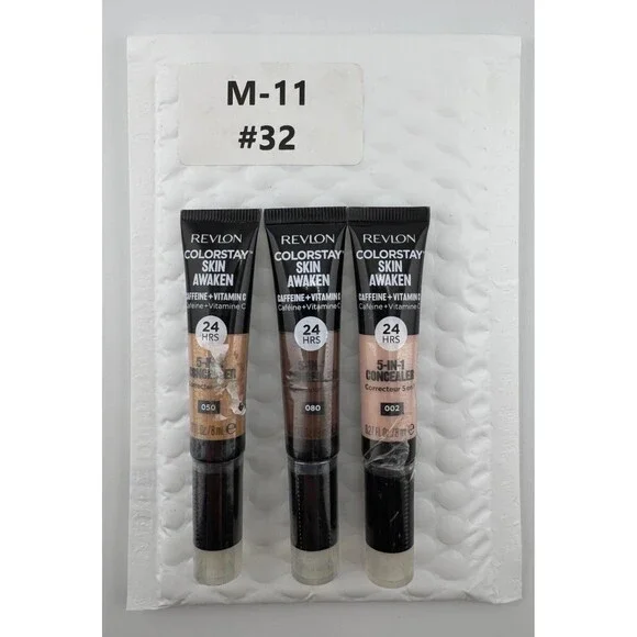 Revlon ColorStay Skin Awaken 5-in-1 Concealer Shade 24HR Wear - Lot of 3