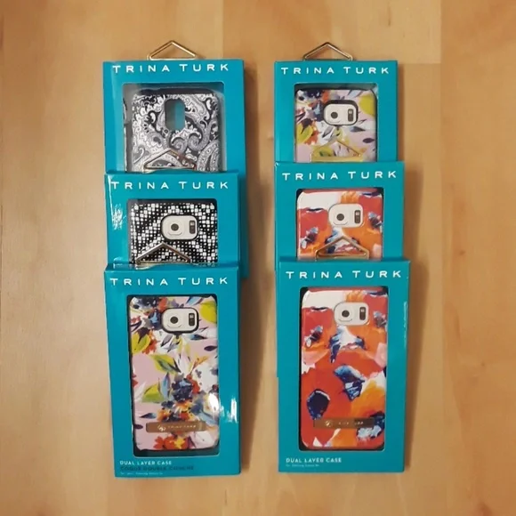 Bundle of 6 Trina Turk Dual Layer Cell Phone Case
