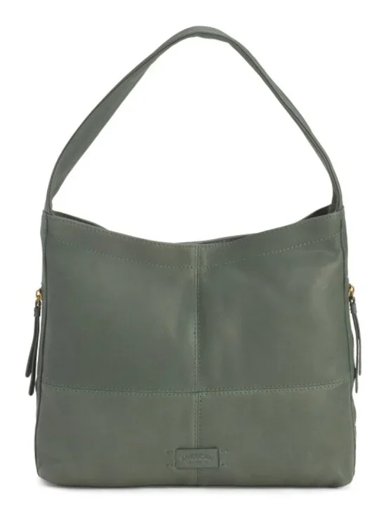 AMERICAN LEATHER CO. Leather Virginia Hobo Bag