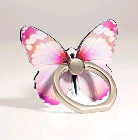 Cellphone Butterfly Ring Holder Rotates 360 Degrees, Cellphone Stand‎ Phone Grip