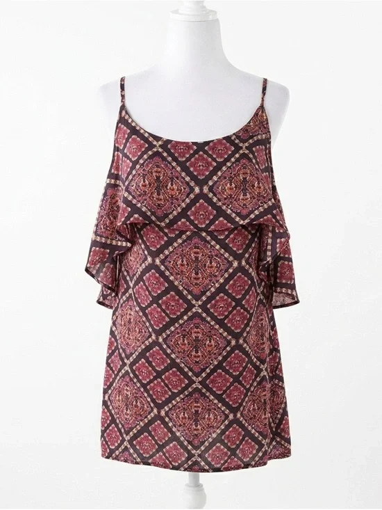NWT South Moon Under Silky Swing Dress Size Medium Mini