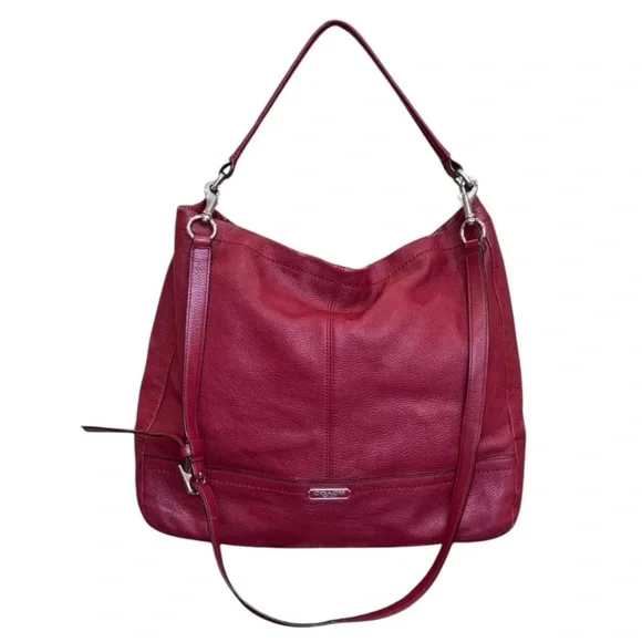 Coach‎ Park Pebble Leather 23293 Hobo Shoulder Bag