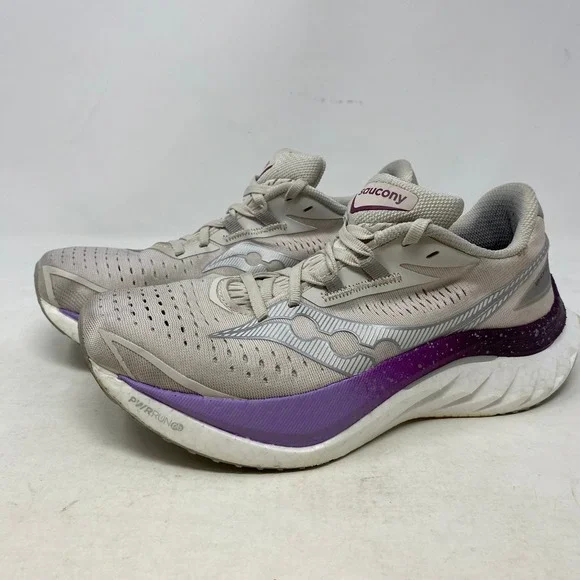 Saucony Endorphin Speed 4 Womens 8 Running Shoes Fog Plum Purple S10940-210