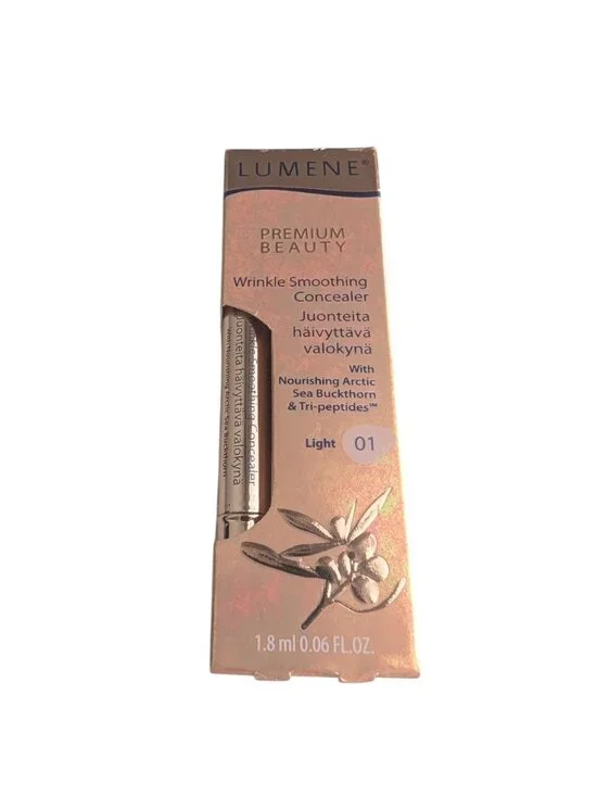 Lumene Premium Beauty Wrinkle Smoothing Concealer 01 LIGHT New with Box HTF