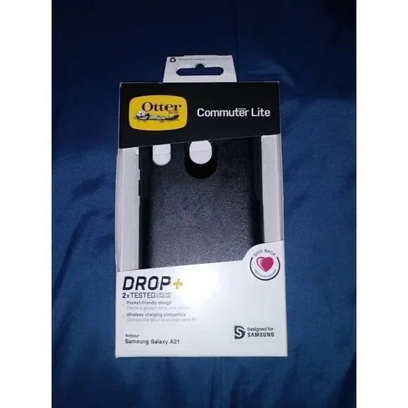 3 for $26 Otter Box Commuter Lite Series Drop+ Military Black Samsung Galaxy A21