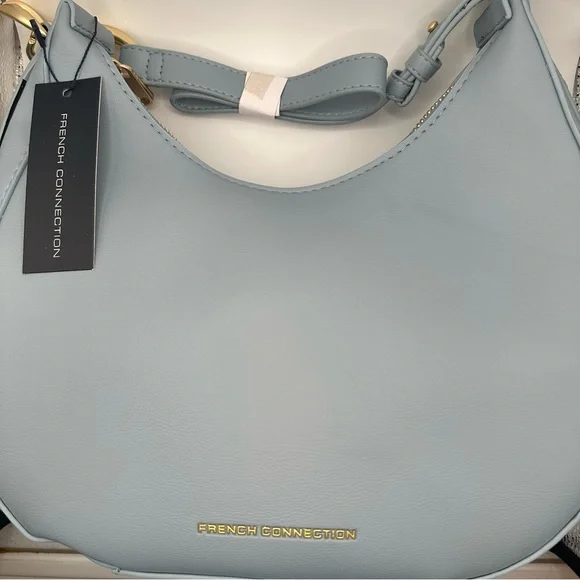 French‎ Connection Moritz Hobo Shoulder Bag Womens Powder Blue FCS25114-PWBL NWT