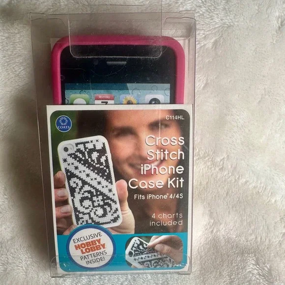 Cross Stitch iPhone Case Kit iPhone 4/4S Hobby Lobby Crafts Cottagecore‎