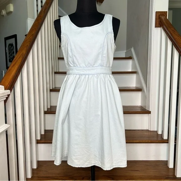 MINKPINK Last Summer Chambray Midi Dress