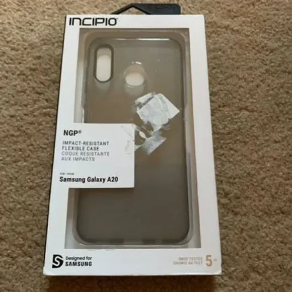 Incipo NGP Impact Resistant Flexible Case For Samsung Galaxy A20 *New*