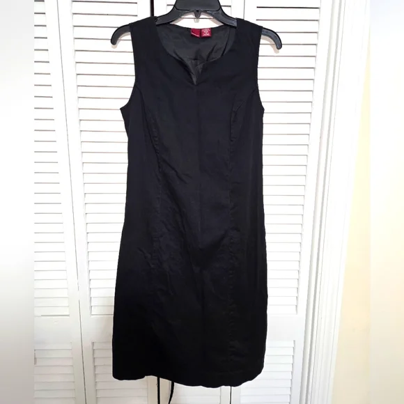 Merona Women's 4 Sleeveless Black Dress