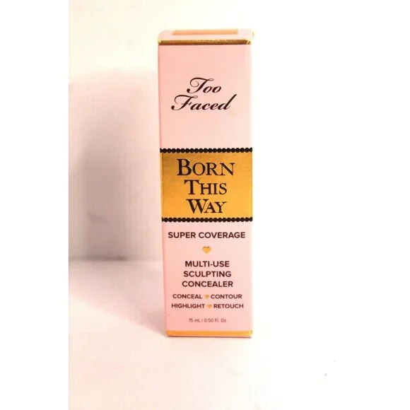 Too Faced Born This Way Super Coverage Multi-Use Sculpting Concealer 0.50 oz NIB