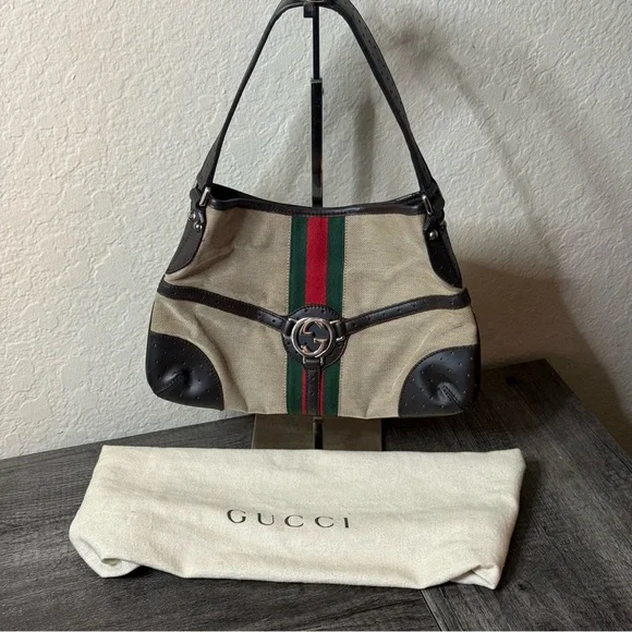 🔥AUTHENTIC GUCCI REINS SHERRY LINE HOBO BAG🔥