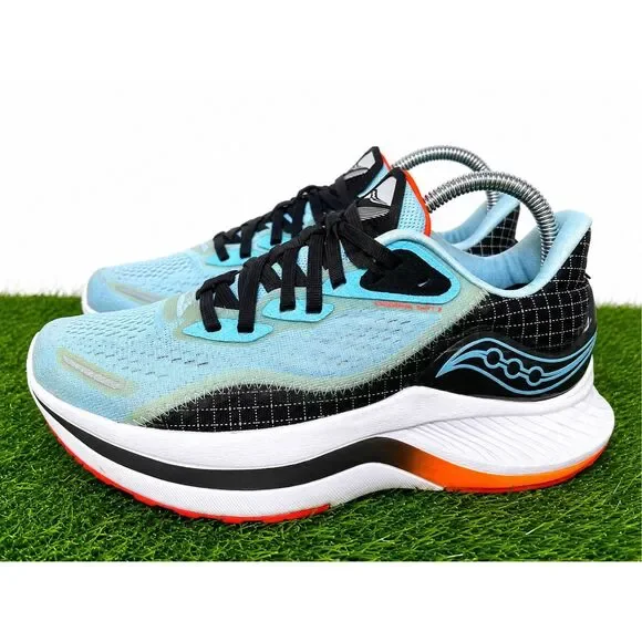 Saucony Endorphin Shift 2 Women’s Running Shoes Blue Glow/Black/Orange Size 5