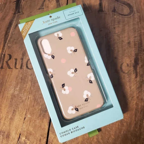 🔥KATE SPADE NEW YORK‎ Breezy Floral Ditzy Hard Shell Case 4 IPhone Model XS/S
