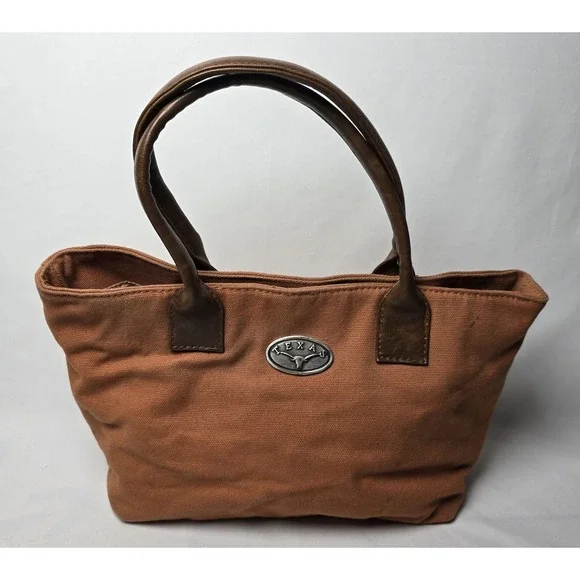 Texas Longhorn University Of Austin Purse Orange. Hook 'Em Horns