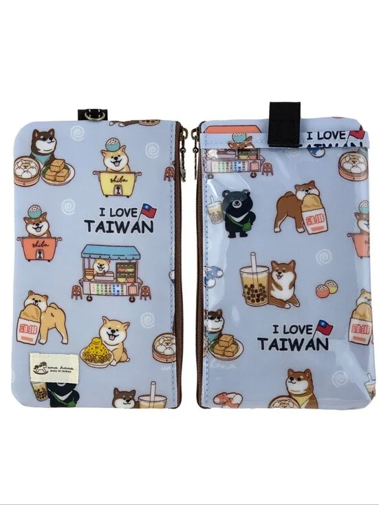 Waterproof Shiba Taiwan Phone Case Pouch W/ Neck Strap