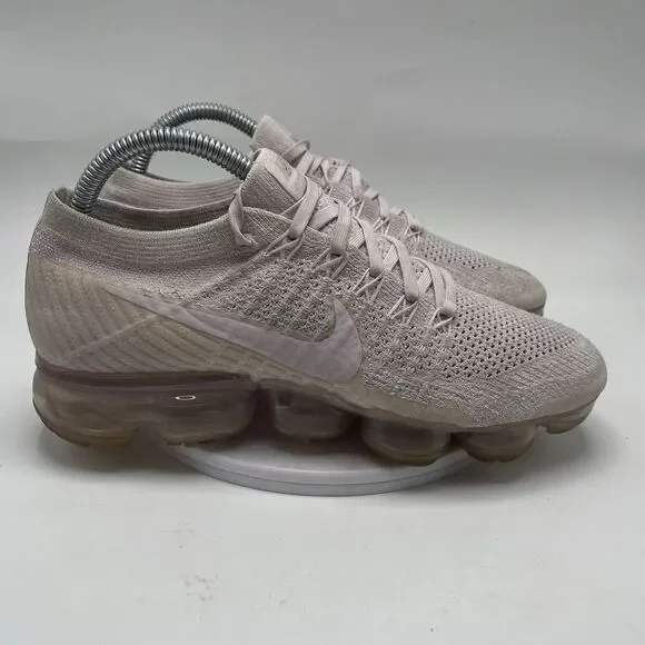 Nike Air Shoes Women Size 8 Vapormax Flyknit Pink Athletic Running Sneakers 3921