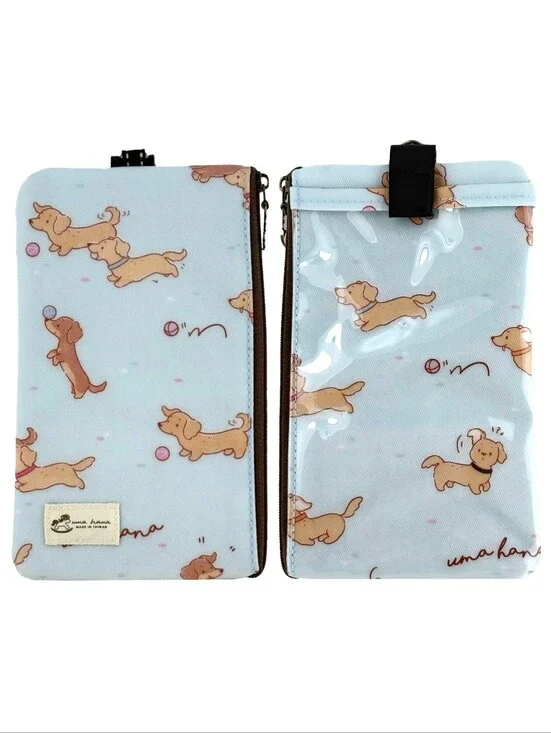 Waterproof Dachshund Weiner Dog Phone Case Pouch W/ Neck Strap