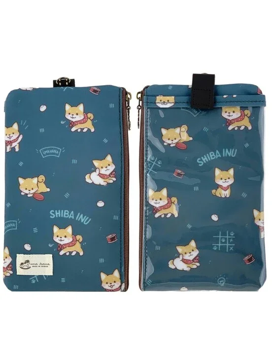 Waterproof Shiba Phone Case Pouch W/ Neck Strap