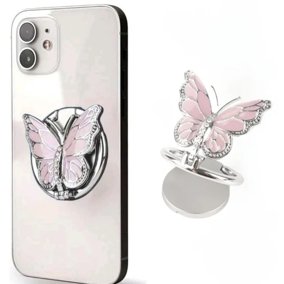 Butterfly Phone Ring‎ Grip 360 Degree Rotating Plating Finger Holder Kickstand