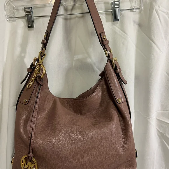 Michael Kors Brown Leather Shoulder Bag