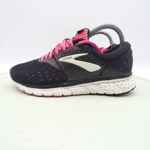 Brooks Glycerin 16 Womens Running Shoes Black Pink White 1202781B040 US 8