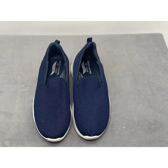 Skechers Go Walk Men’s Arch Fit Grateful Blue White‎ Shoes Slip On Size 12