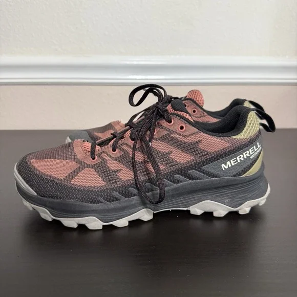 Merrell Women's Speed Eco WP Sedona Herb Size 9.5 J037184 Hiking Outdoor Shoes‎